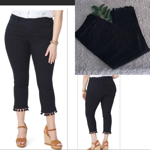 NYDJ Denim - NYDJ Sheri Women's Plus Size Anklet with Tassels